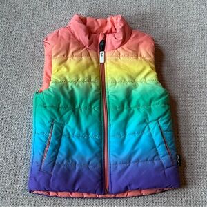 Jumping Beans Quilted Ombré Reversible Vest Size 3T